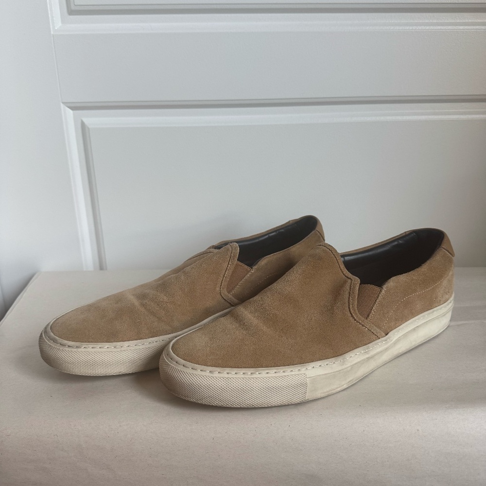 Common Projects Leather Sneakers – Men’s Size 12 – White